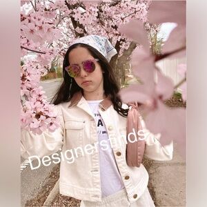 ✨SALE✨Zara denim jacket with contrast collar ✨SALE✨